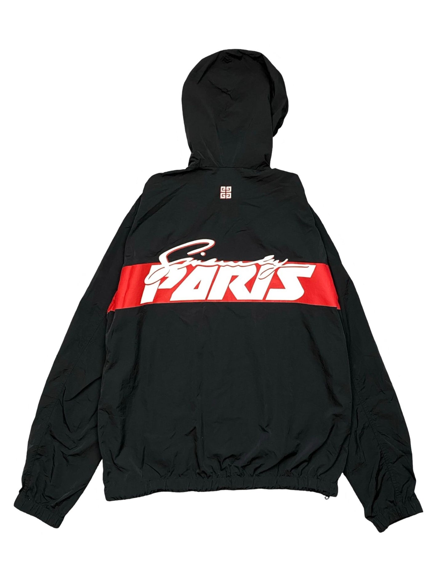 Givenchy Paris Windbreaker Black/Red Excellent (Large)