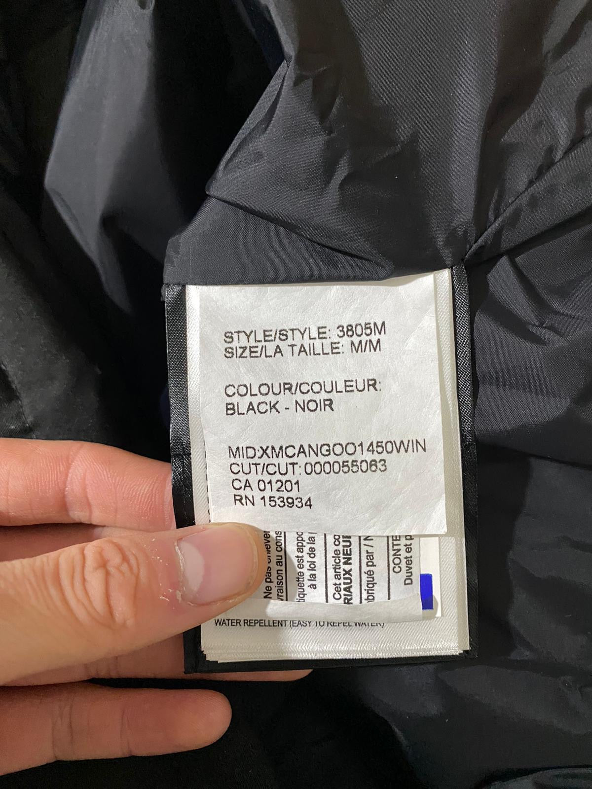 Canada Goose Carson Parka Black Excellent (Medium)