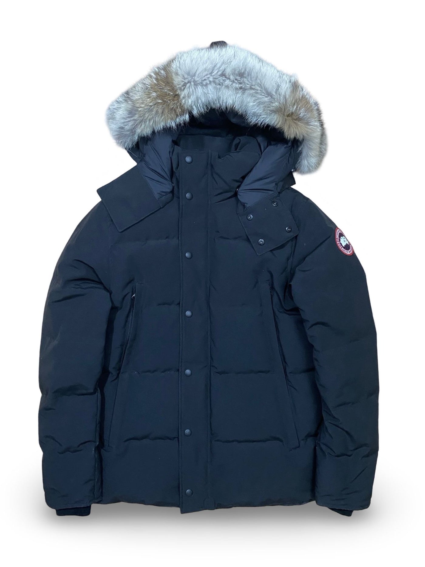 Canada Goose Wyndham Parka Black Excellent (Medium)