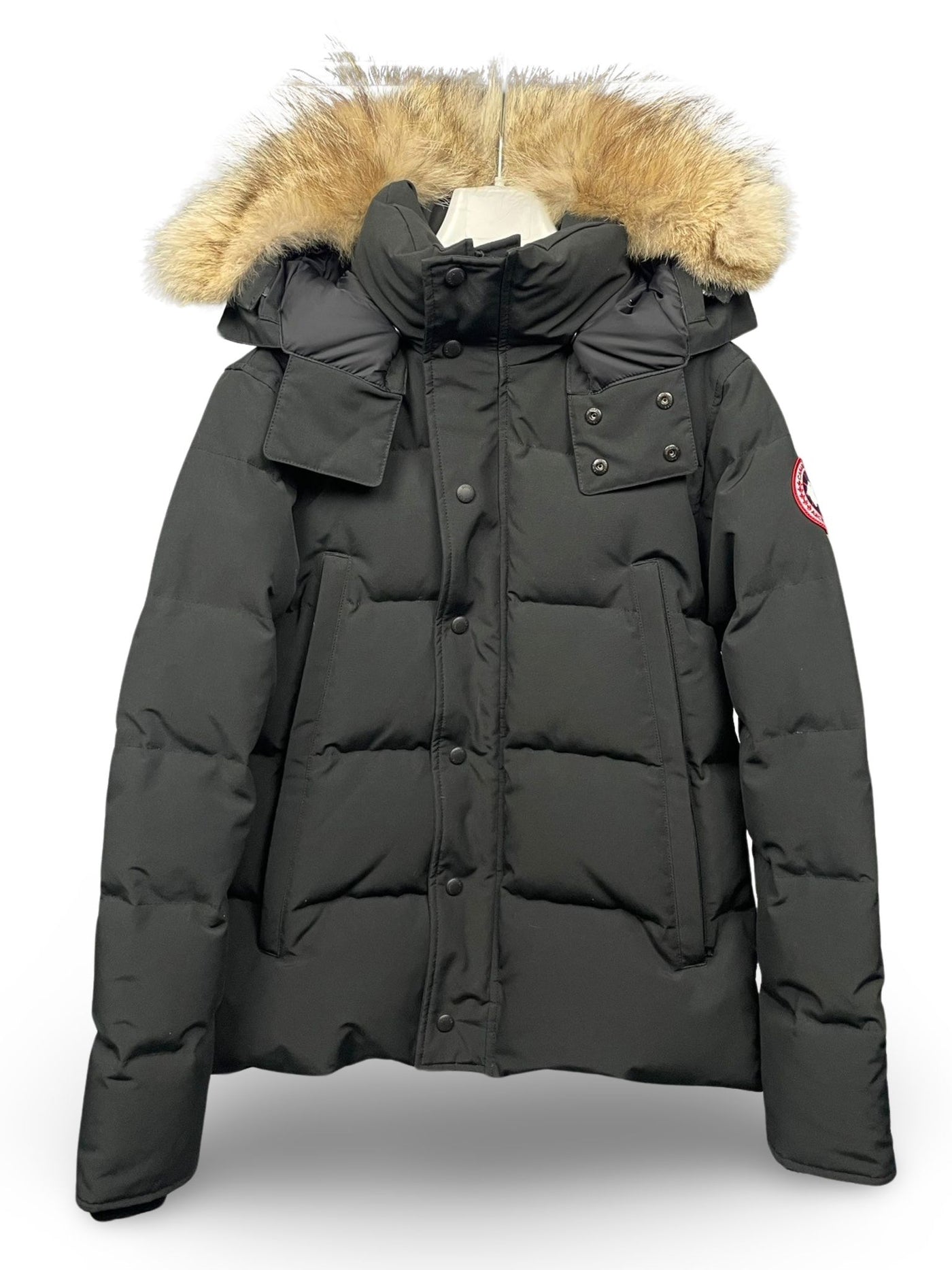 Canada Goose Wyndham Parka Black Excellent (Medium Fusion)