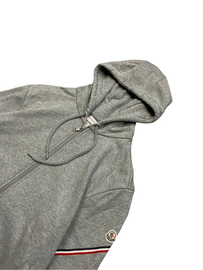 Moncler Maglia Zip-up Hoodie Grey Excellent (Large)