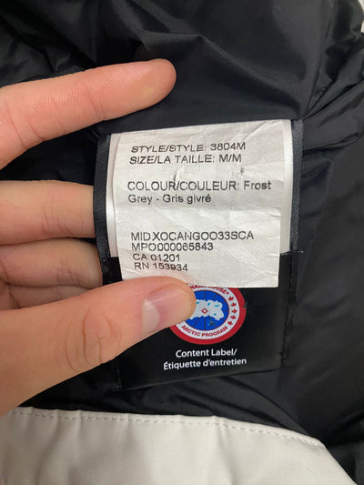 Canada Goose Macmillan Parka Frost Grey New (Medium)