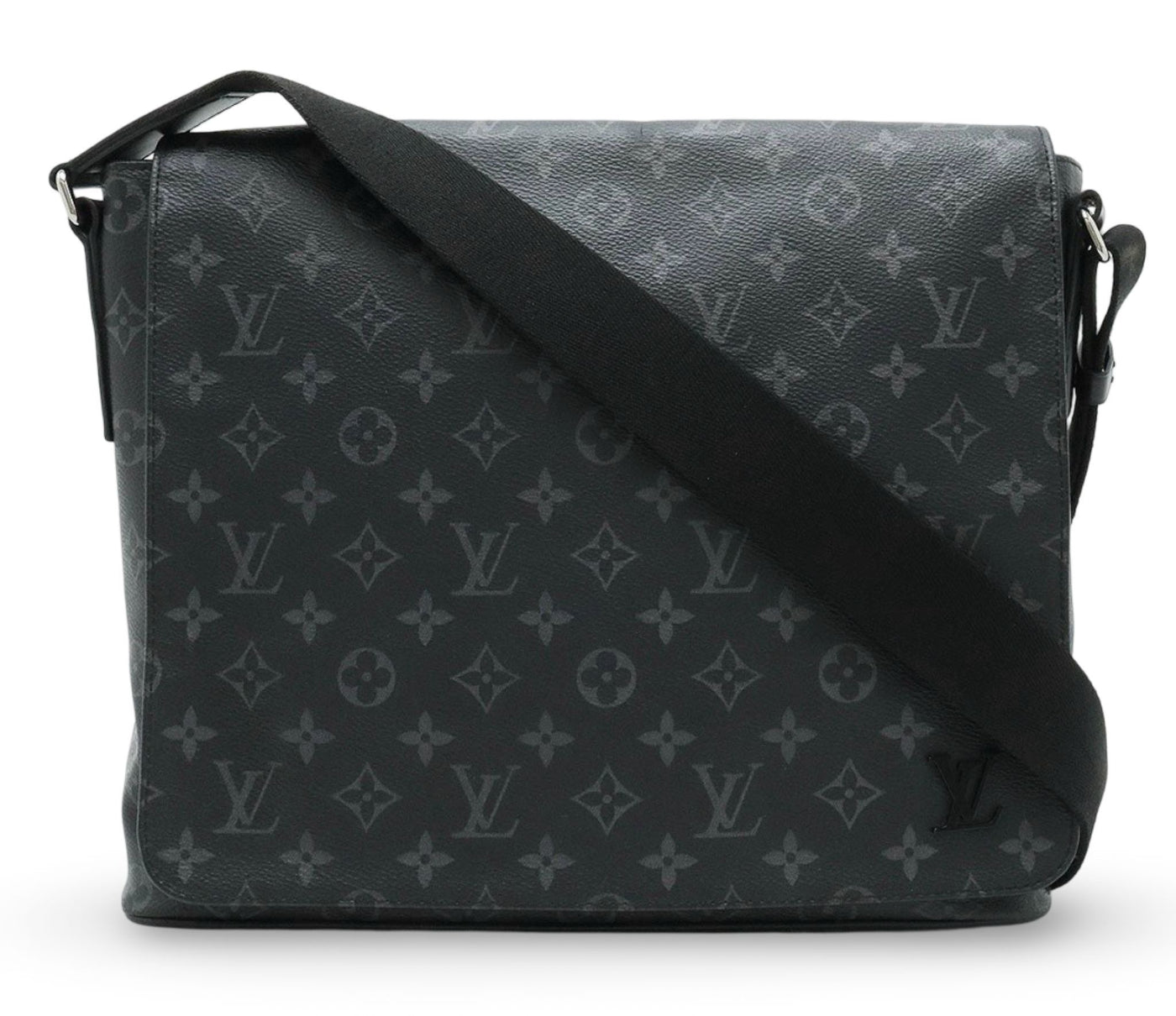 Louis Vuitton District MM Crossbody Messenger Bag Black (M44001)