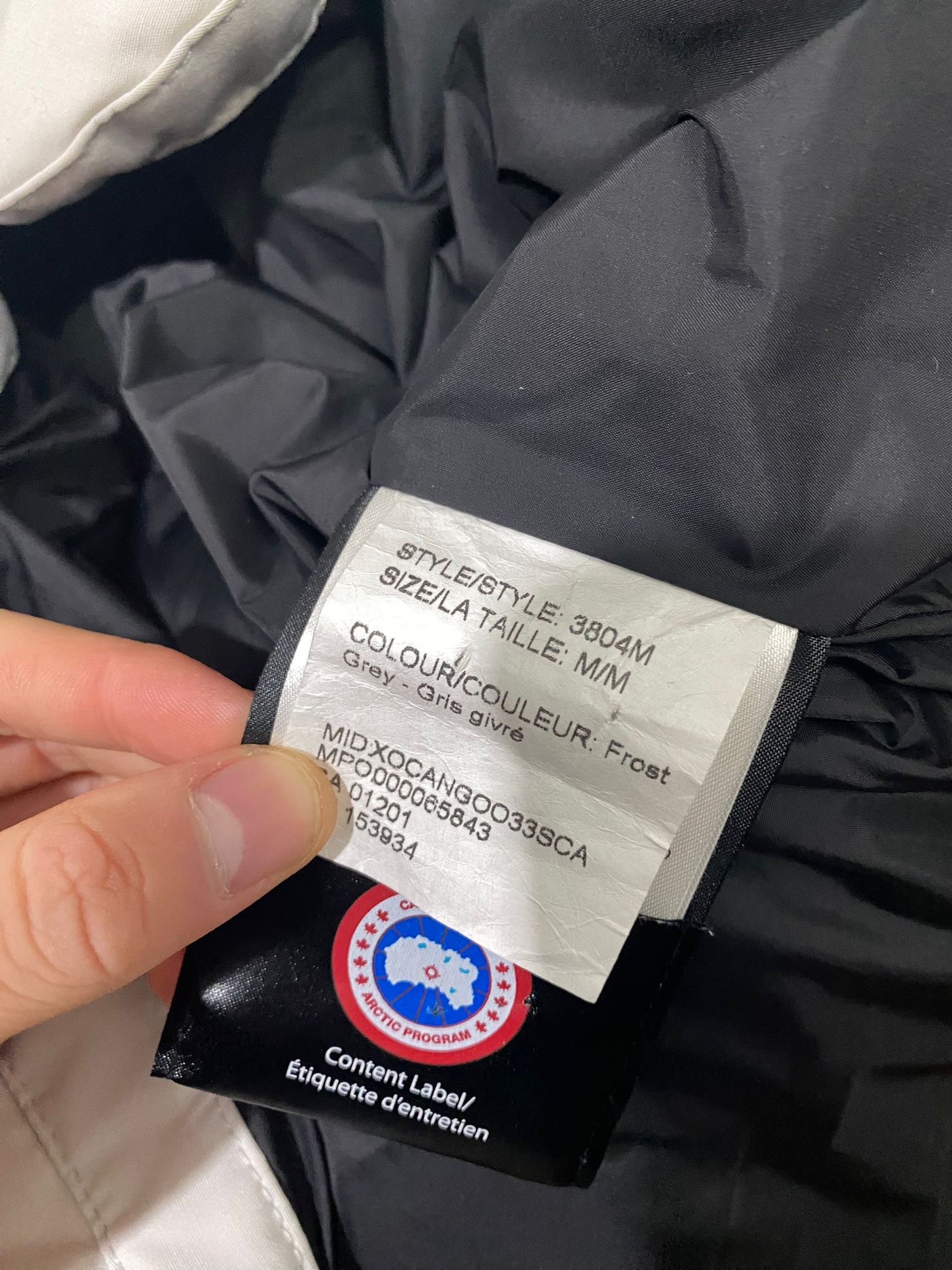 Canada Goose Macmillan Parka Frost Grey New (Medium)