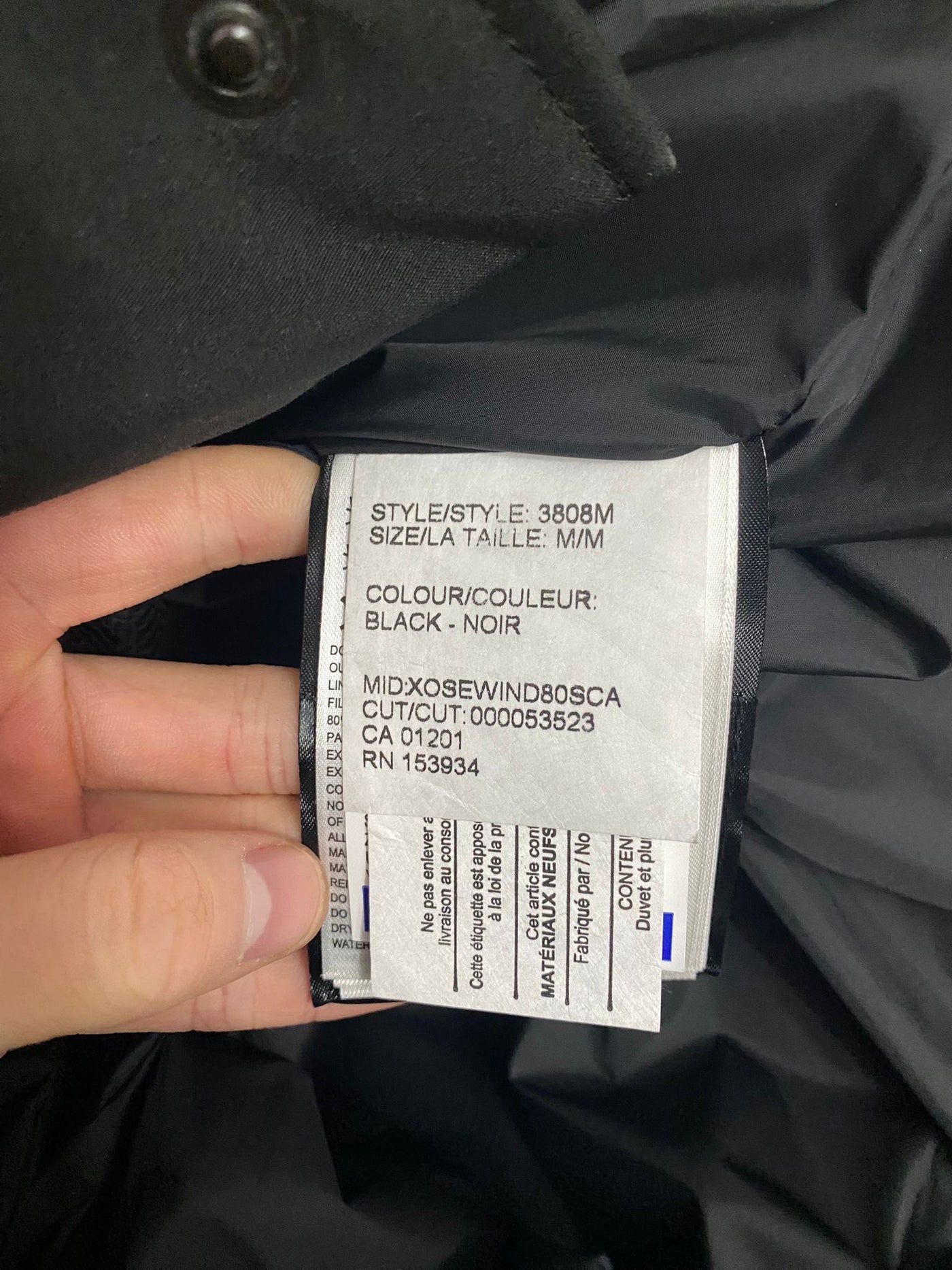 Canada Goose Wyndham Parka Black Excellent (Medium)