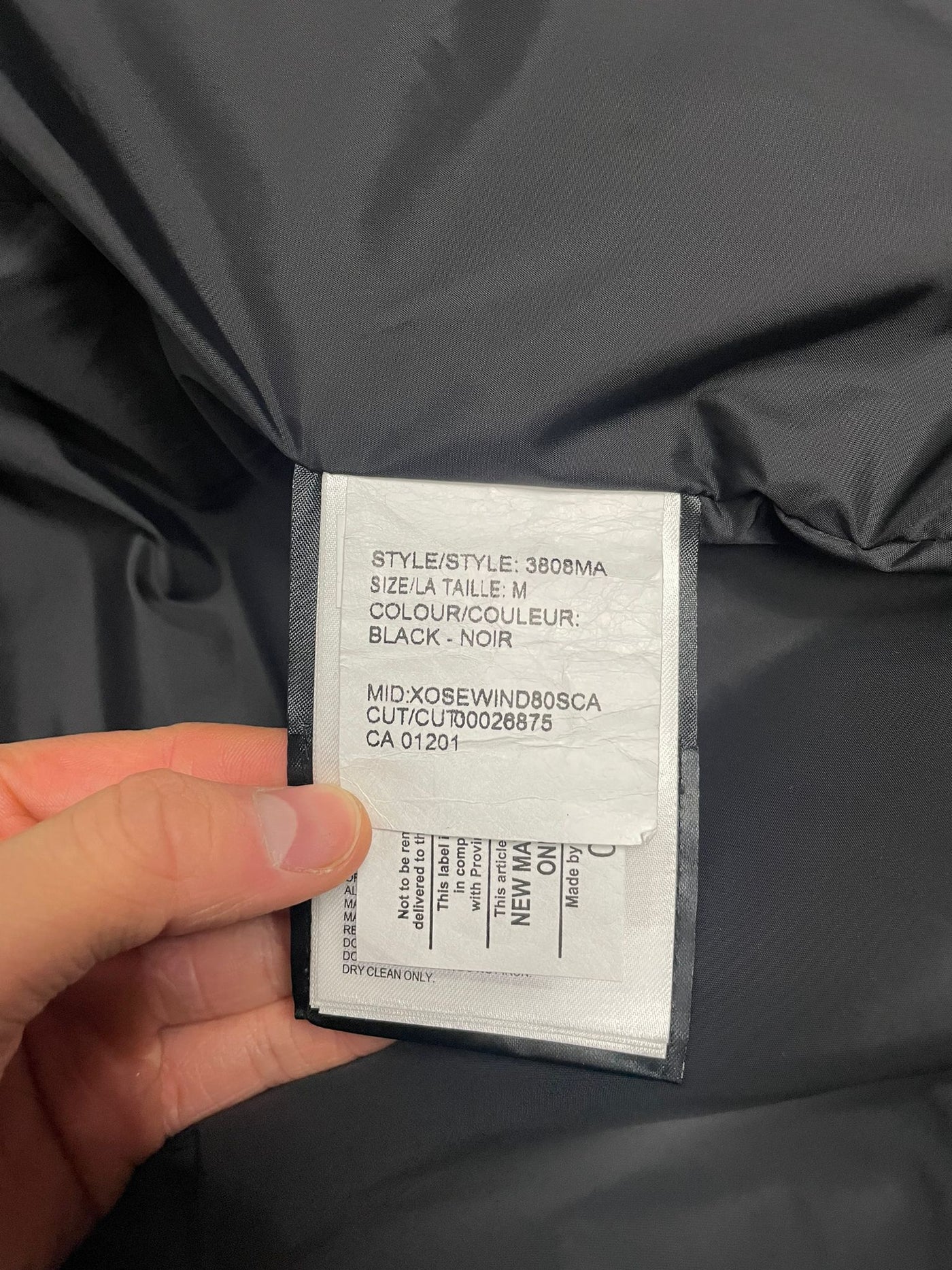 Canada Goose Wyndham Parka Black Excellent (Medium Fusion)