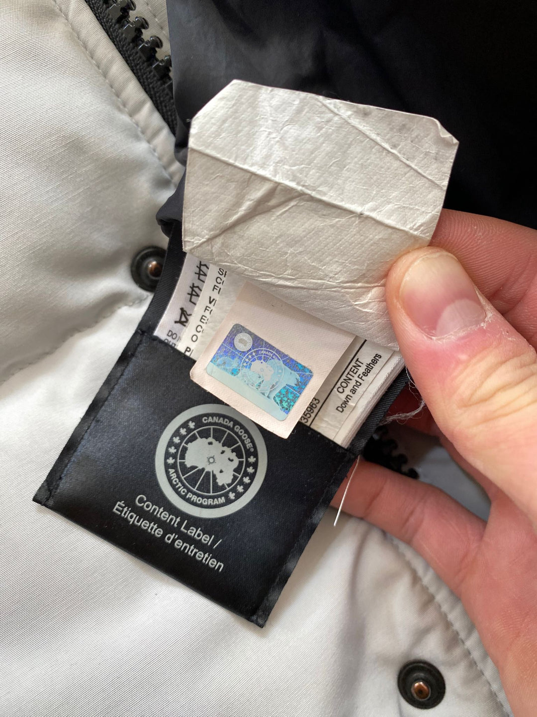 その他 Limited Winter Letter Canada Goose Black Label Wyndham Parka Silver Birch Good (XL