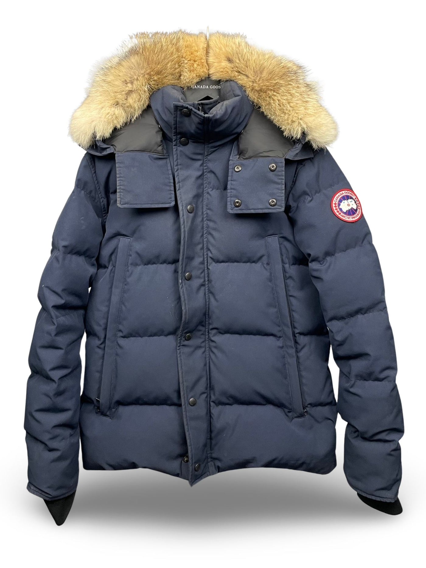 Canada Goose Wyndham Parka Admiral Blue Good (Medium)