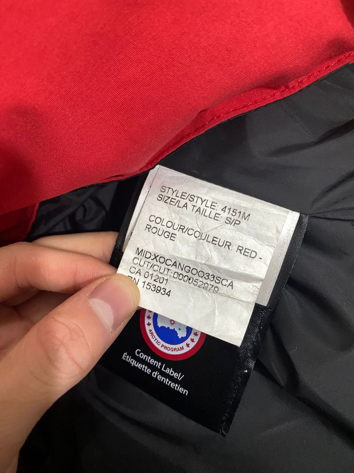 Canada Goose Garson Vest Red Excellent (Small)