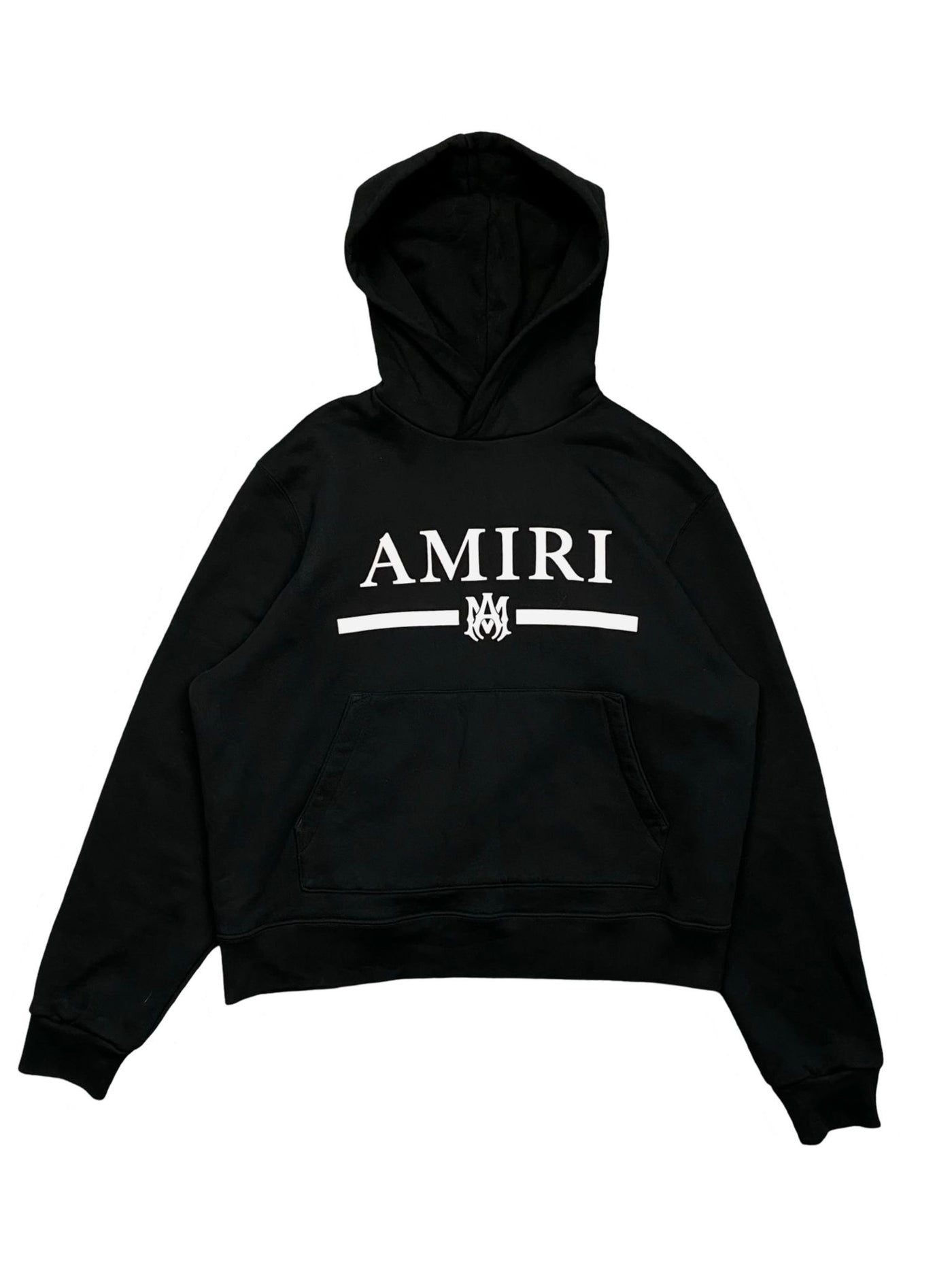 Amiri Ma Bar Logo Hoodie Black Excellent (XL)