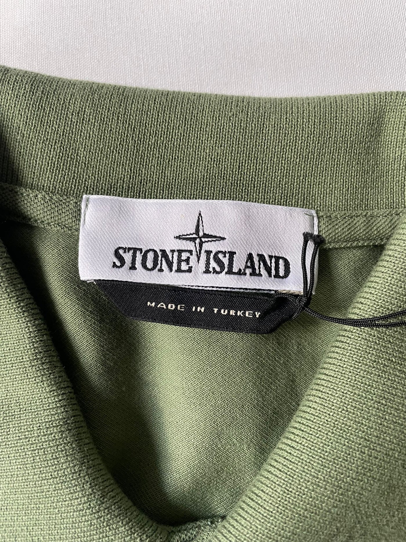 Stone Island Polo Green New (Large)