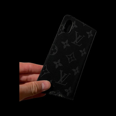 Louis Vuitton iPhone X Black Monogram Case