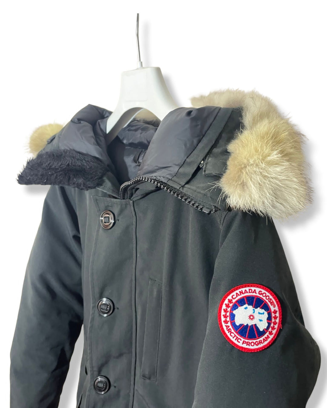 【美品】  JASPER PARKA CANADA GOOSE JASPER PARKA S 68F8490 Jacket beige polyester
