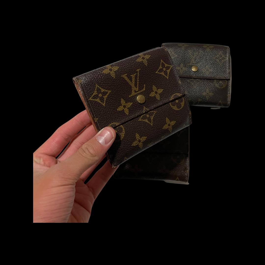 Square Louis Vuitton Monogram Trifold Wallet