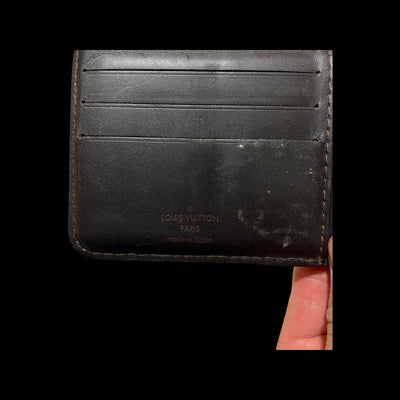 Louis Vuitton Brown Bifold Stitched Wallet