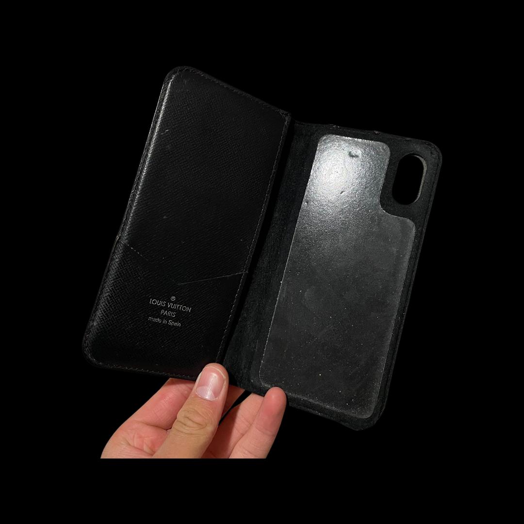 Louis Vuitton iPhone X Black Monogram Case