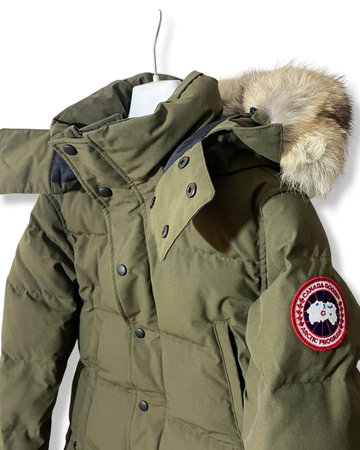   WYNDHAM PARKA カーキ　XS Canada Goose Wyndham Parka Military Green Very Good (XS