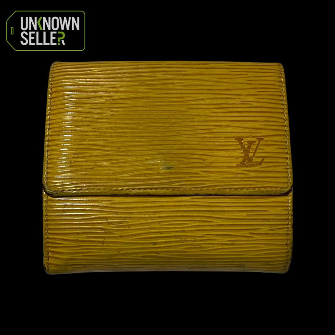 Louis Vuitton Yellow Button Wallet