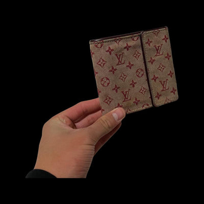 Fabric Louis Vuitton Pink Monogram Wallet
