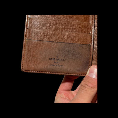 Square Louis Vuitton Monogram Bifold Wallet