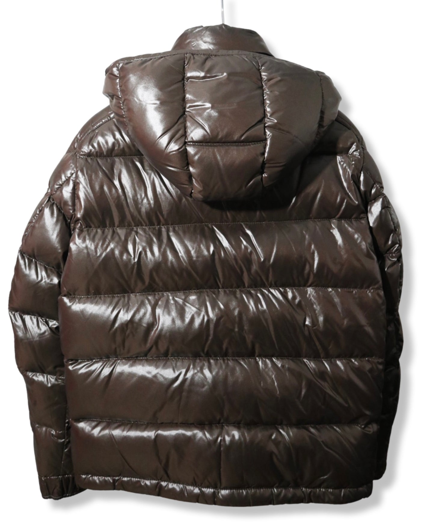 Moncler Maya Down Jacket Brown Very Good (1)