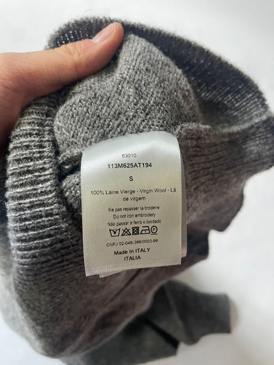 Dior CD Icon Wool Sweater Grey New (Small)