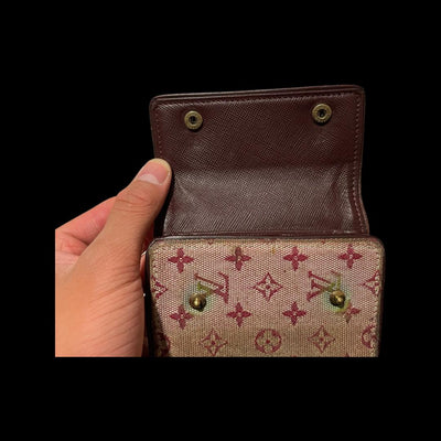 Fabric Louis Vuitton Pink Monogram Wallet