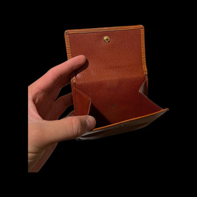 Louis Vuitton Brown Button Wallet