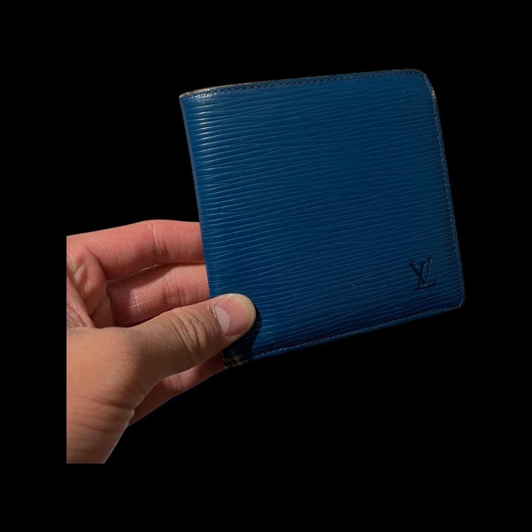 Louis Vuitton Blue Bifold Wallet